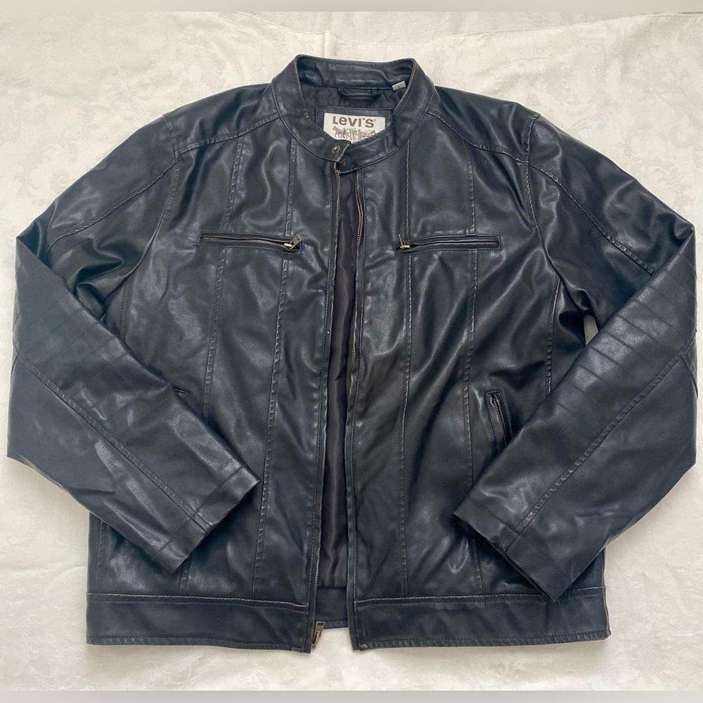 Men’s Levi Faux Leather Moto Jacket